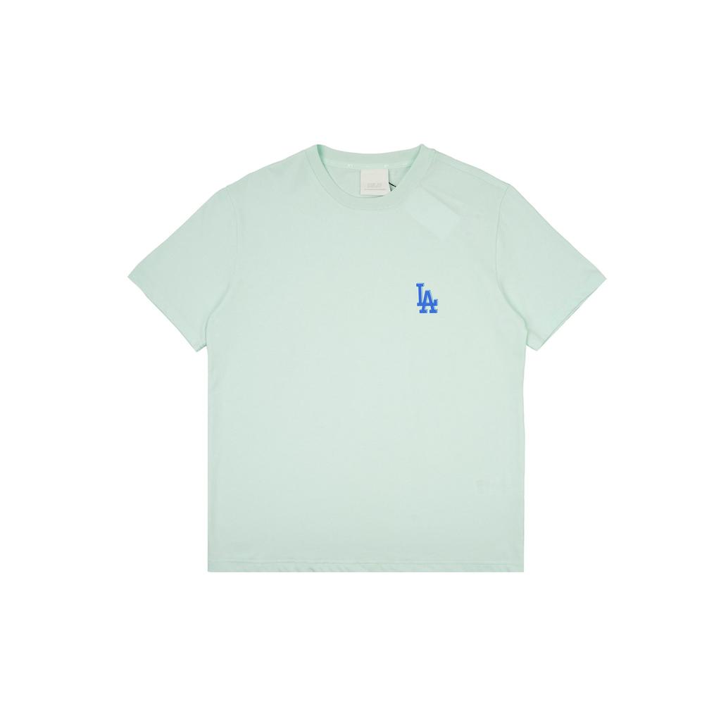 MLB Round Neck Fitted Straight Classic Printed Short Sleeve Drop Shoulder T-Shirt Unisex T-Shirt Green 31TS11131-07T