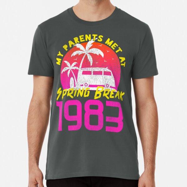 

Funny 1983 Birthday Shirt Spring Break T-Shirt S-5XL Best T-Shirt M