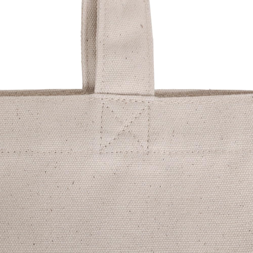 Organic Cotton Logo Tote L HY92320 Black One Size