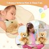 Cute Colorful Bow Tie Bear Doll Plush Toy Hug Bear Doll Stuffed Animals Children Birthday Gift Pillow Teddy Bear Home Decor