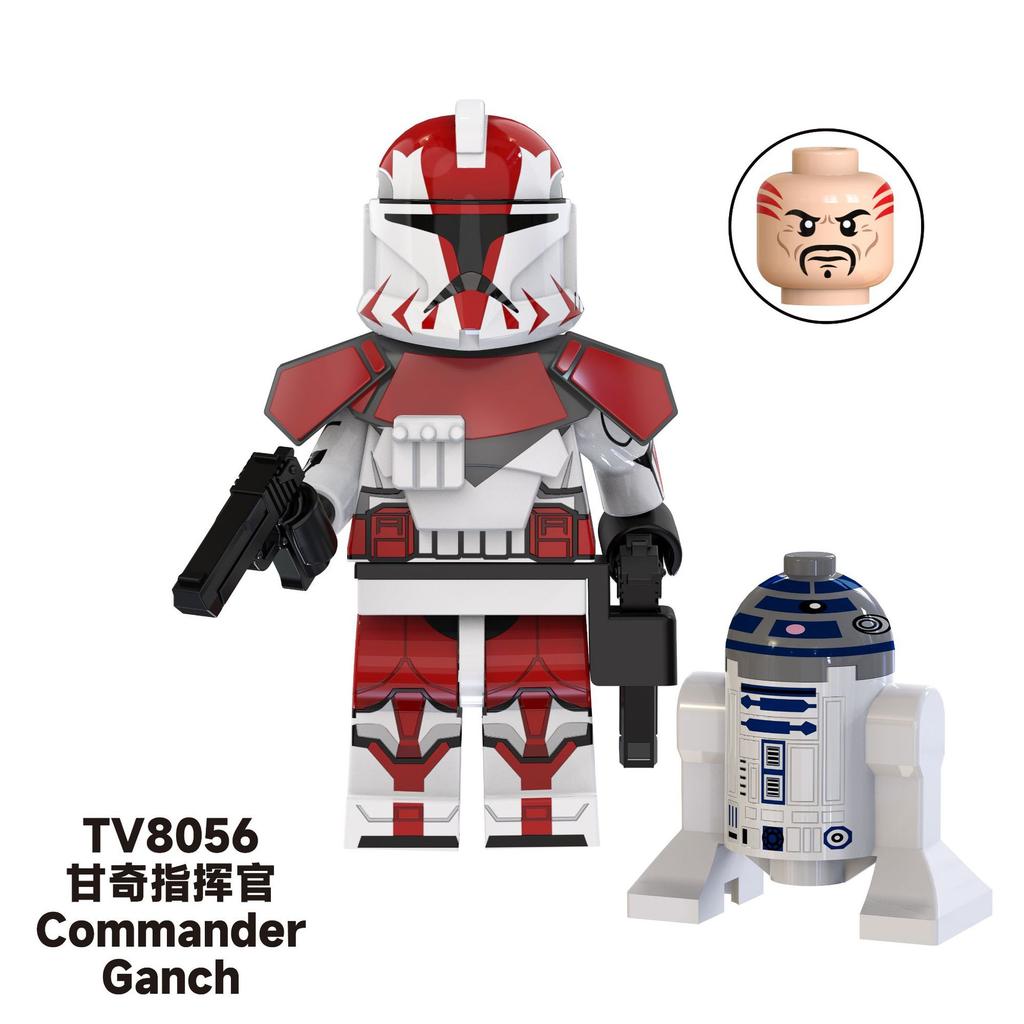 Science Fiction Series Commander Clone Trooper Building Block Figure Toy Set Educational Gift for Kids