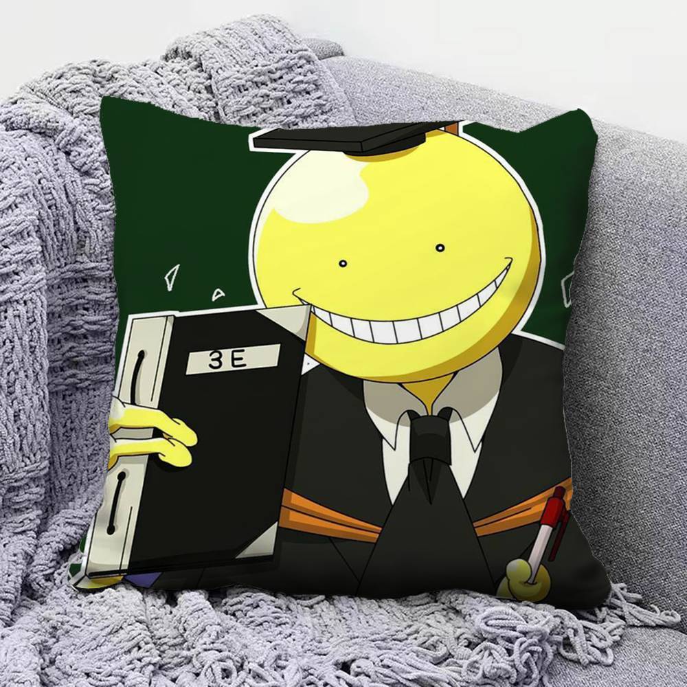 Karma and Nagisa Assassination Classroom Koro Sensei Home Sofa Cushion Covers and Aecorative Custom Pillow Covers
