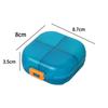 New Hot Weekly 8 Grids Premuim Mini Portable Travel Pill Cases Box Container Organizer Storage for Medicine Vitamin Fish Oils