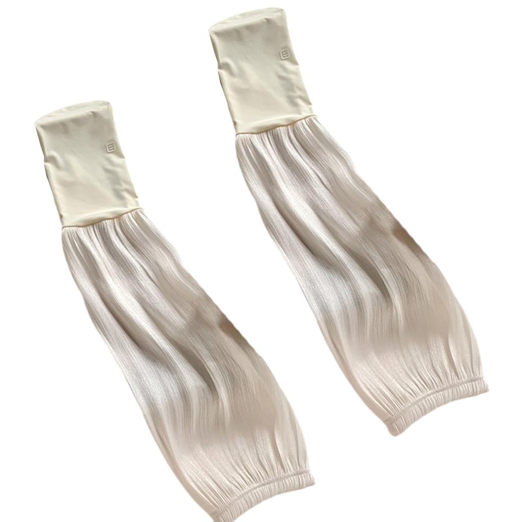 Fashionable Sports Arm Sleeves With Ice Silk Cooling Flexibility Sweat Wicking For Motorcycle Jogging