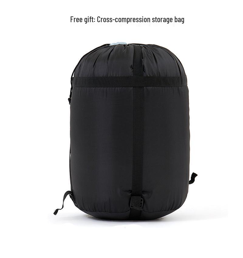 Pogrubiony śpiwór o szerokości 1 metra dla dorosłych - 4-sezonowy kemping, ochrona przed zimnem zimą, przenośny i ciepły