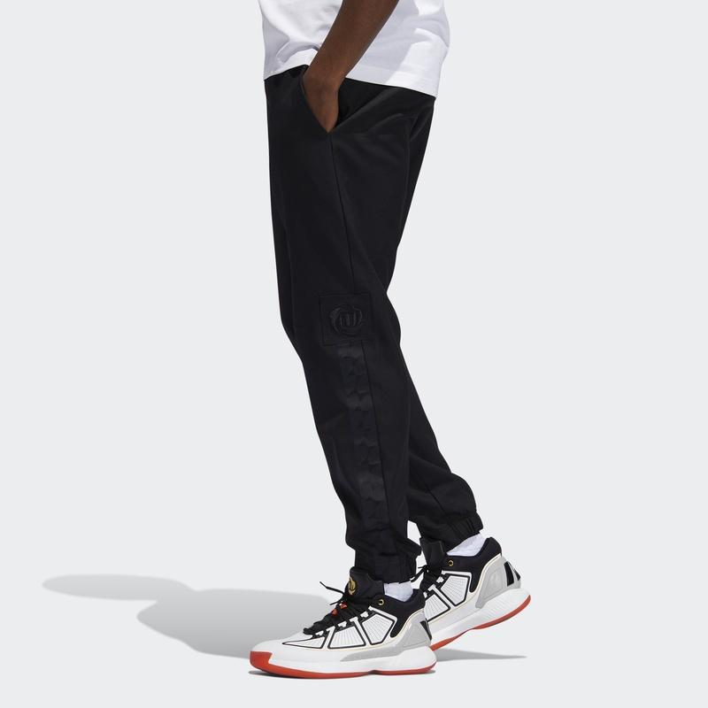 adidas ROSE WVN PANT Basketball Long Pants Black Men's DZ0595