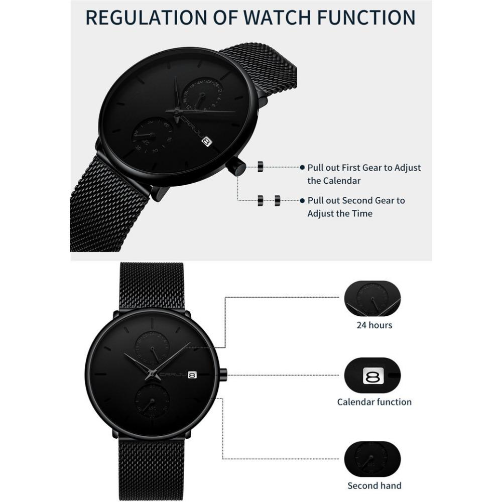 CRRJU-2265 New Men's Watch Star Fashion Men's Watch Simple Business