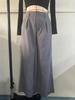 European & American Women's High-Waist Straight-Leg Business Casual Pants - Solid Color Draped Style (2026)