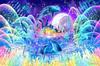 2016 Piece Jigsaw Puzzle Lassen Fountain Magic Very Small Piece X [Glowing Puzzle] (50 75cm)