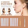 100Pcs Acupunctures Beads Auricular Ear Stickers Clear Disposable Ear Stickers Acupoint Pressure Stimulation Patches