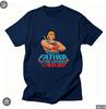 Heunisex Greatest Father In The Universe Tshirt Retro Cartoon Dad Gift Cotton Short Sleeve