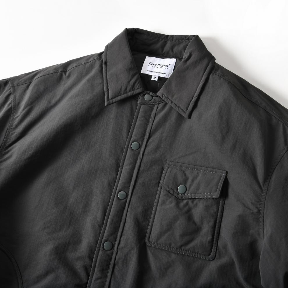 Men's Autumn/Winter Windproof Quilted Cotton Jacket - Water-Repellent, Warm, Casual, Loose Fit