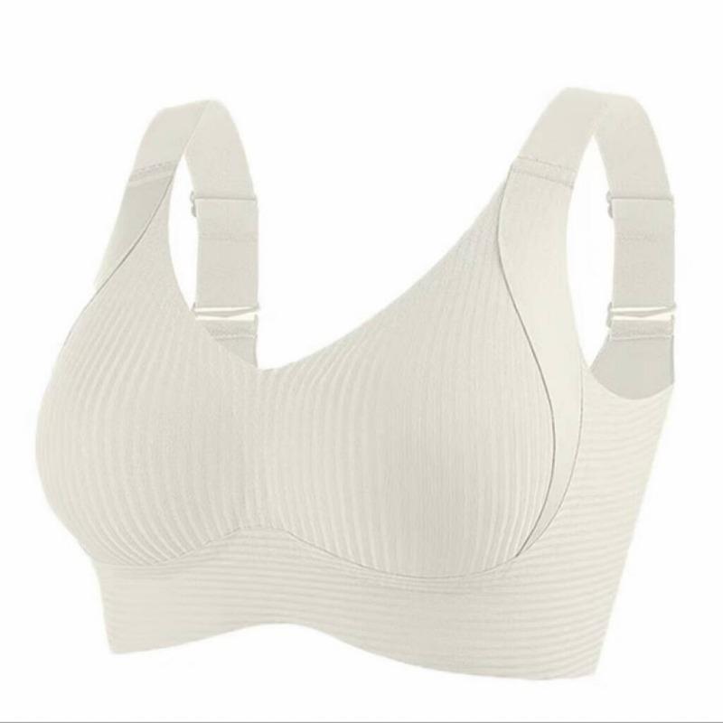 Plus Size Shaping Breathable Wireless Bra For Large Bust Women Anti Sagging