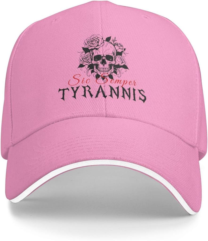 Skull Roses Baseball Cap Polyester Adjustable Outdoor Unisex Adult Cap