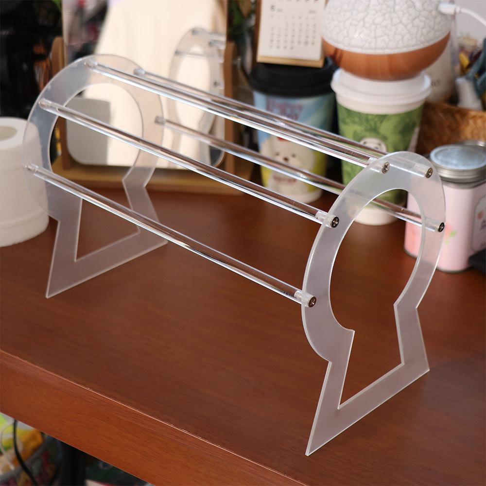 Detachable Acrylic Headband Holder Multifunctional Jewelry Display Stand Home Organization