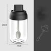 250ml Spice Jar Spice Bottle Salt Pepper Jar Seasoning Jar Moisture-proof Lid Spoon Seasoning Container Kitchen Seasoning Bottle