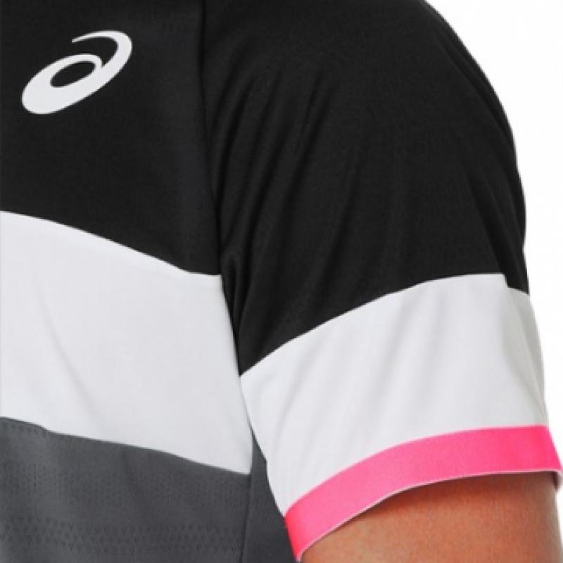 ASicS Men MaTch SS Top  2041a244003  Men S ShorT Sleeve Round T ShirT