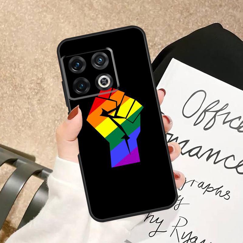 

Gay Pride Rainbow Flag Case For OnePlus 15R 15 13 13R 13T 12 12R 10T 11 10 Pro Nord 5 CE 2 3 4 Lite N20 N30 Cover OnePlus 13R