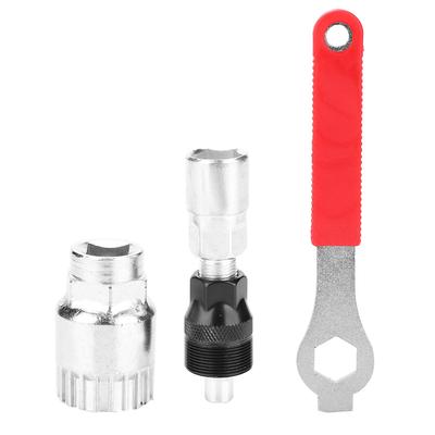 Crank Extractor Bottom Bracket Remover Steel Crankset Repair Tool Set for Bicycle Bike