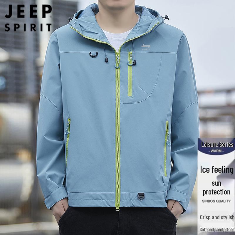 Мужская легкая куртка с капюшоном JEEP SPIRIT M