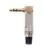 90 Degree 3.5mm Jack Plug Audio Adapter Stereo Audio Converter Right Angle Headphone Soldering Connector Headphone Adapter