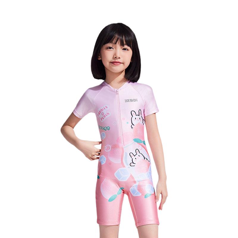 Zoke Girls  One-Piece Training Swimsuit 12 (Height 120-130cm)