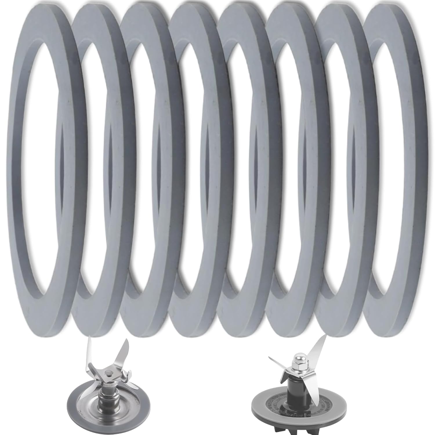 Rubber O-Ring Gasket Seal 8 Pcs for Oster Blender Gasket for Osterizer and Oster Blender Replacement Parts Oster Blender Parts Oster Blender