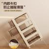 Drawer-type Storage Cabinet for Snacks, Toys, Plastic Storage for Living Room, Movable Bathroom Slit Storage Cabinet
