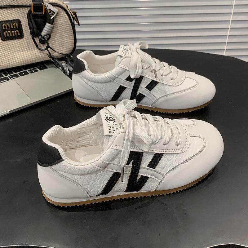 Retro Color Matching German Training Shoes Women's 2025 Summer New Soft Sole Light and Comfortable Casual Versatile Sports Forrest Gump Shoes