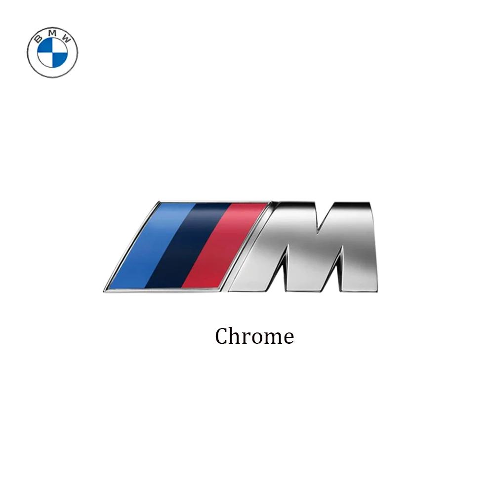 YTMX4 Hot For BMW 1pcs BMW M Emblem 3D Car Fender logo Rear Trunk Sticker For BMW E39 E46 E36 E90 G20 G30 E60 G22 F30 F20 X3 X5 X6 M A
