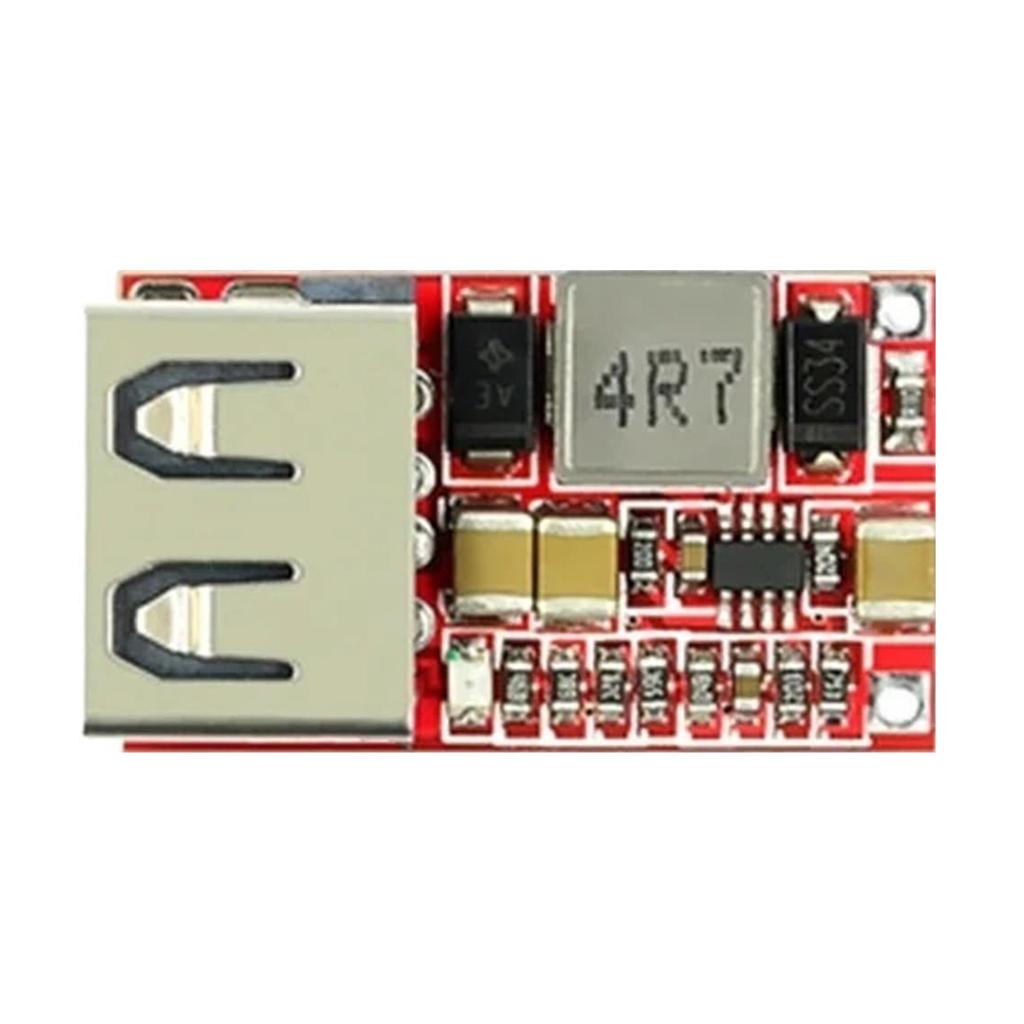 6-24V To 5V3A USB Step Down Module USB-A Mini DC-DC Steps Up Boost Modules Power Adjustable Converter for Voltage Regulation