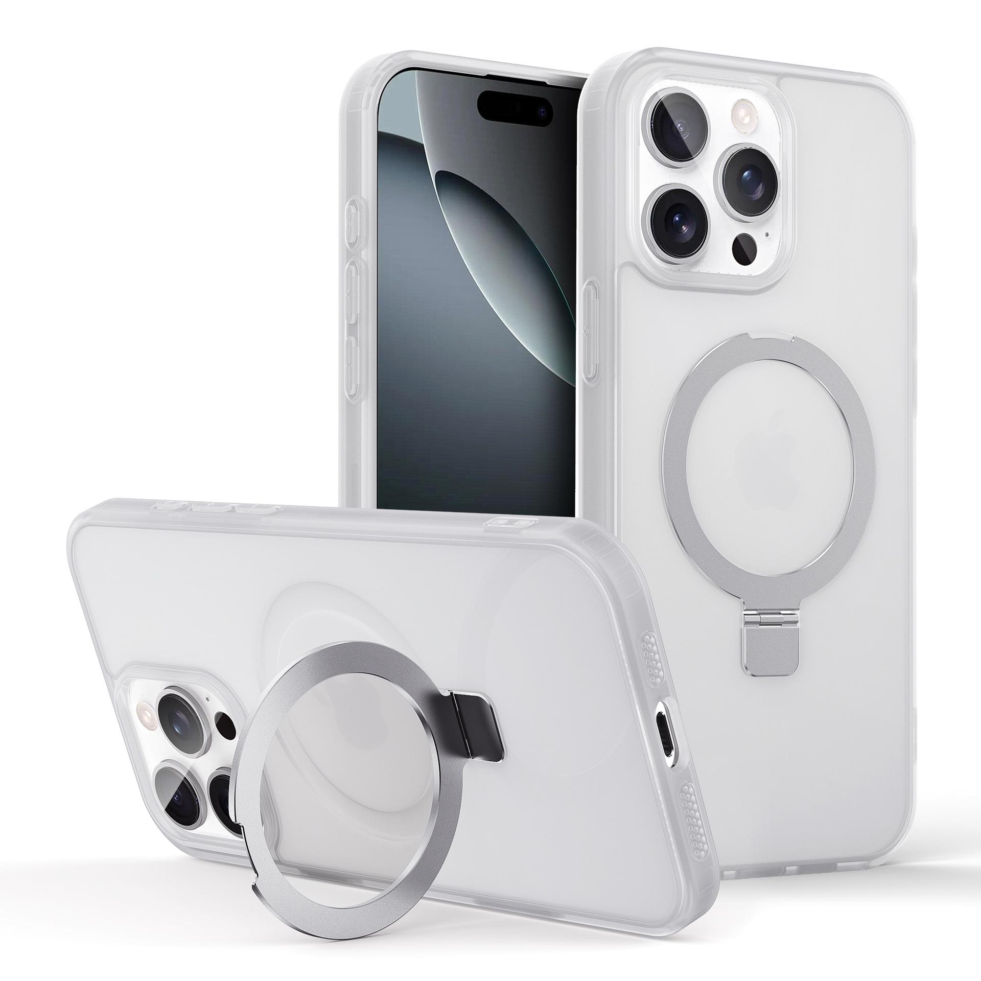 Invisible Bracket Magnetic Charging Case for Apple 15ProMax Phone Case for IPhone15 Protective Case 13 Case For iPhone16