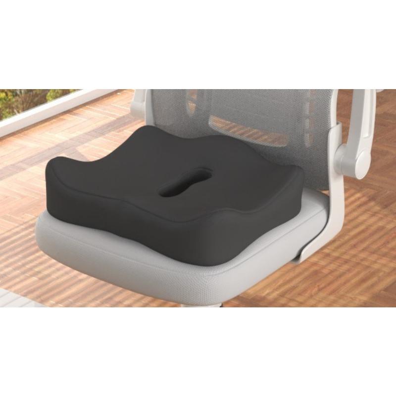 Подушка сиденья с эффектом памяти для офисного кресла и автомобиля - Ортопедический комфорт для копчика, облегчение боли в спине, поддержка при длительном сидении 40*37