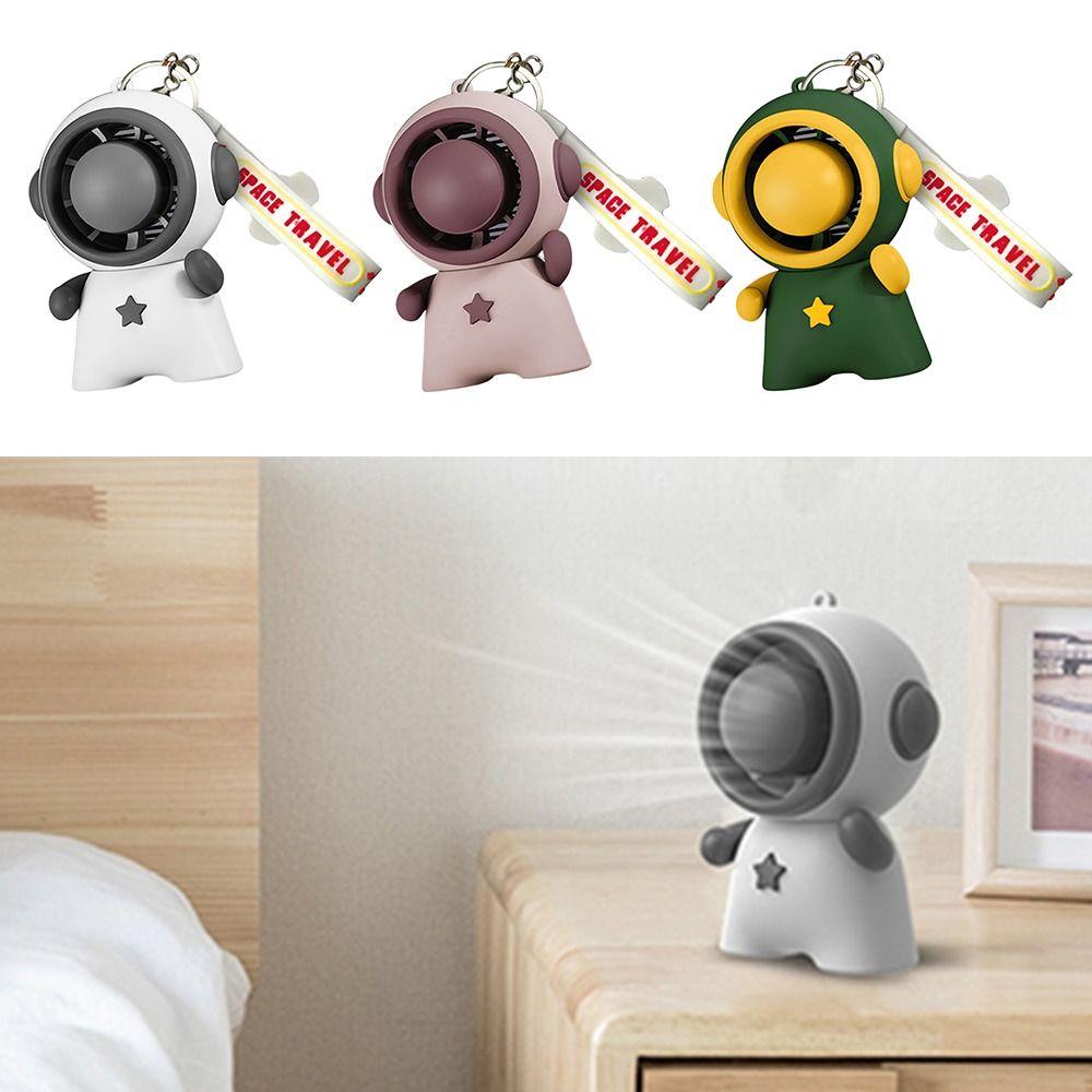 

USB-зарядка, низкий уровень шума, настольный брелок с ремешком, портативный вентилятор, мультипликационный астронавт, турбовентилятор