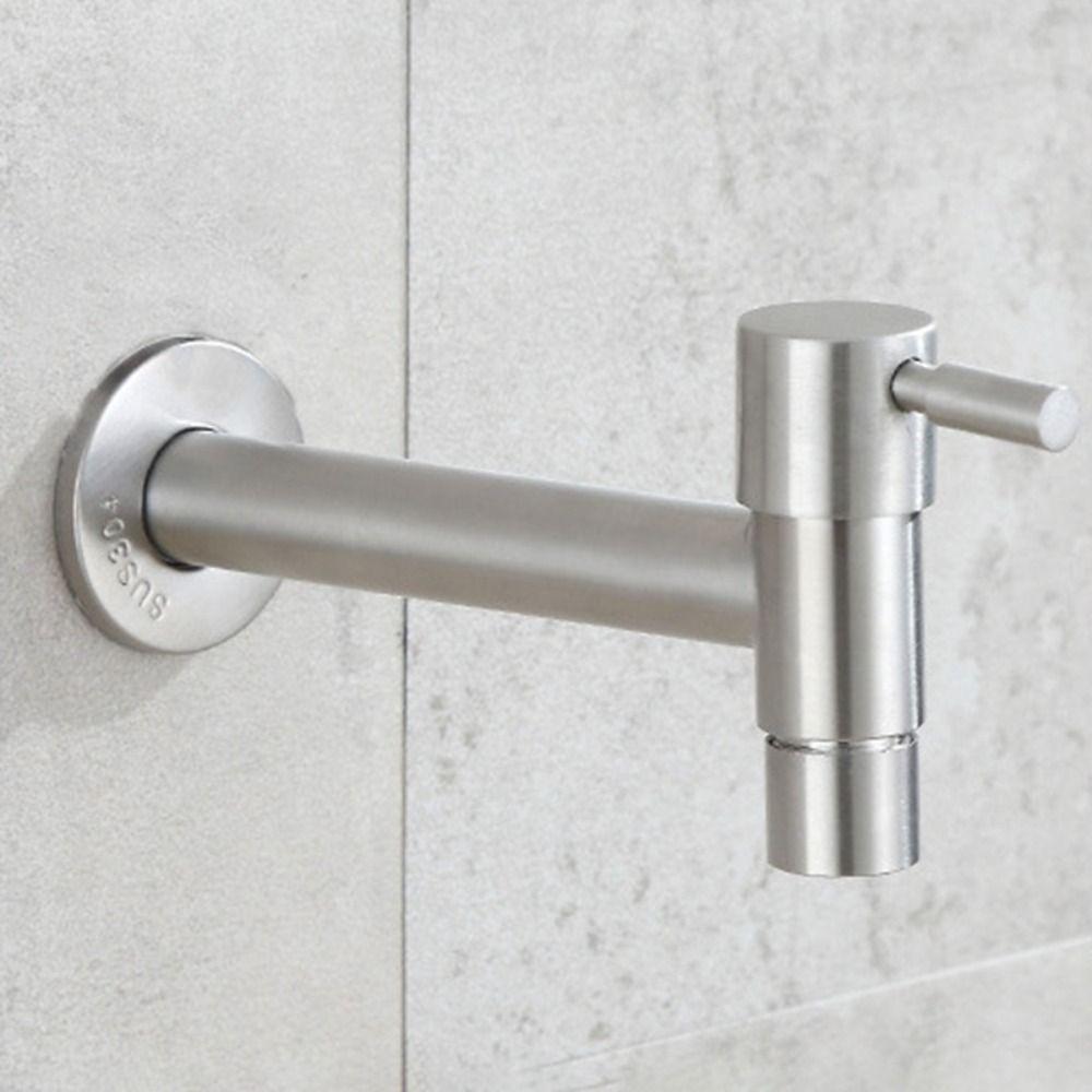 Wall Mounted Washing Machine Faucet T Shape Single Cold Faucet Practical Garden Bibcock  Bathroom