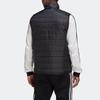 Adidas Originals Padded Puffer Solid Color Striped Logo Zip Stand Collar Vest Men Vests Black HL9217