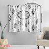 2pcs,2D Plane Printing Light Filtering Curtains Dreamcatcher Art Durable 100% Polyester Fabric (without Rod) Decorations Outdoor