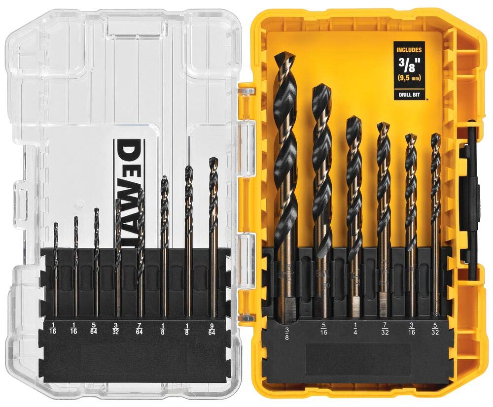 

Набор сверл из черного оксида DEWALT DW1162, 14 штук