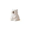 Minimalist Cat Statue Ornaments Kitten Sculpture Trinket Holder Yawning Cat Figurine  Car Ornament