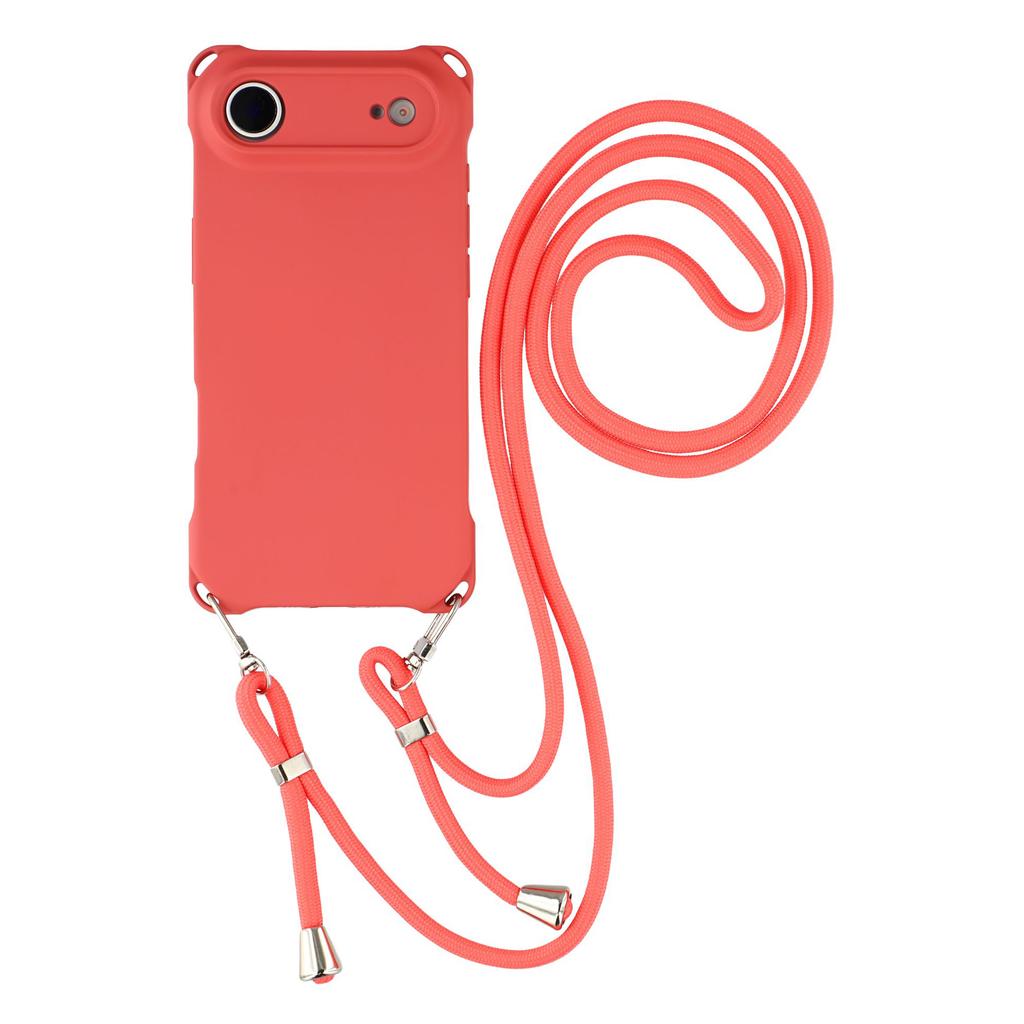 For iPhone Air Case Four Corner Anti Drop TPU Phone Cover with Hanging Rope