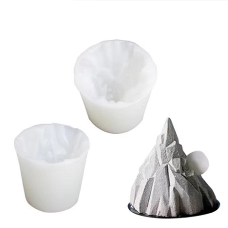 2025 New Creative DIY Scented Candle Mold Iceberg Shape Handmade Candle Diy Mold Suitable Household Use Candle Molds