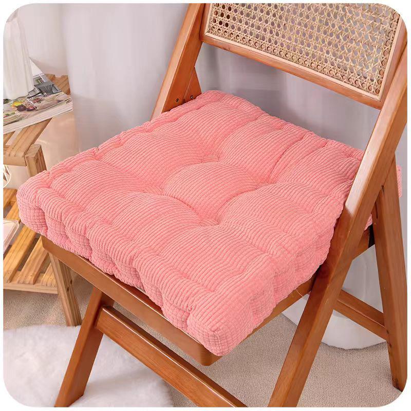 

Однотонна вельветова подушка Кукурудзяне зерно - Багатоколірна японська квадратна/кругла подушка для студентського стільця 40x40cm Round - 310g