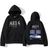 Alex G Artist Hoodies Alex G Tour Fashion Sweatshirts for Women Men Casual Fleece Clothing Two Sides Graphic Hoody Y2K
