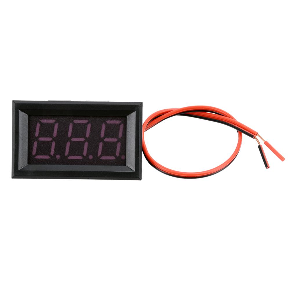0.56" LED Digital Voltmeter Voltage Monitor DC 5V-120V 2-Wires Volt Instrument Tool for DIY Instruments and Meters AC 70-500V