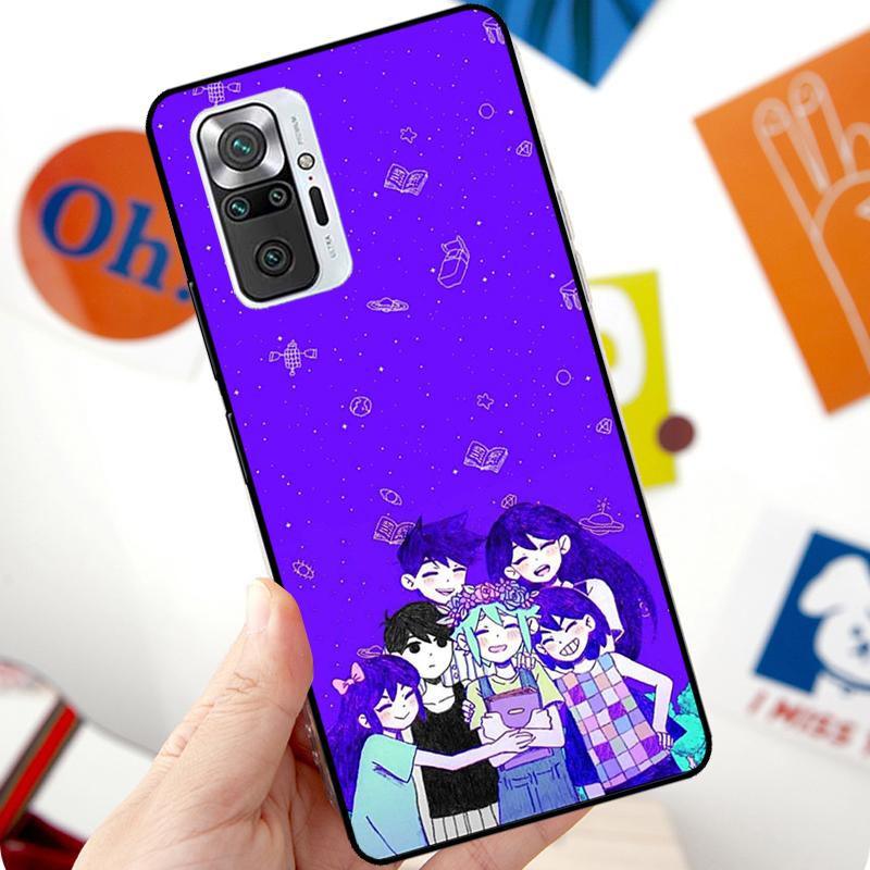 Omori Game Case For Xiaomi Redmi Note 12 Pro 11 8 9 10 Pro 9S 10S 11S 12S Redmi 12C 10C 9C 10A Cover