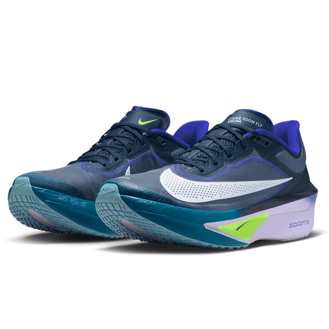 

Nike Zoom Fly Размер 6, Obsidian/Persian Violet/Volt/White, FN8454-403, 28.0см