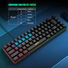 Xiaomi 68 Keys Gaming Keyboard USB Wired Portable 20 RGB Backlight Spanish Korean Russian Keyboard for Windows Laptops Computer