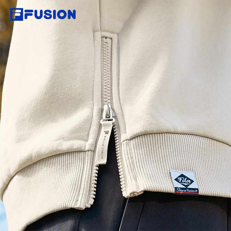 Fila FUSION Couple's Loose Fit Fleece Sweatshirt