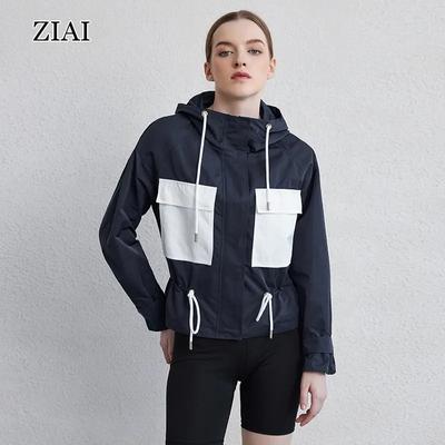 2024 Spring Autumn Women Windbreaker Jacket Short New Outerwear Korean Clothes Classic Buttons High Quality Coat ZS-7645