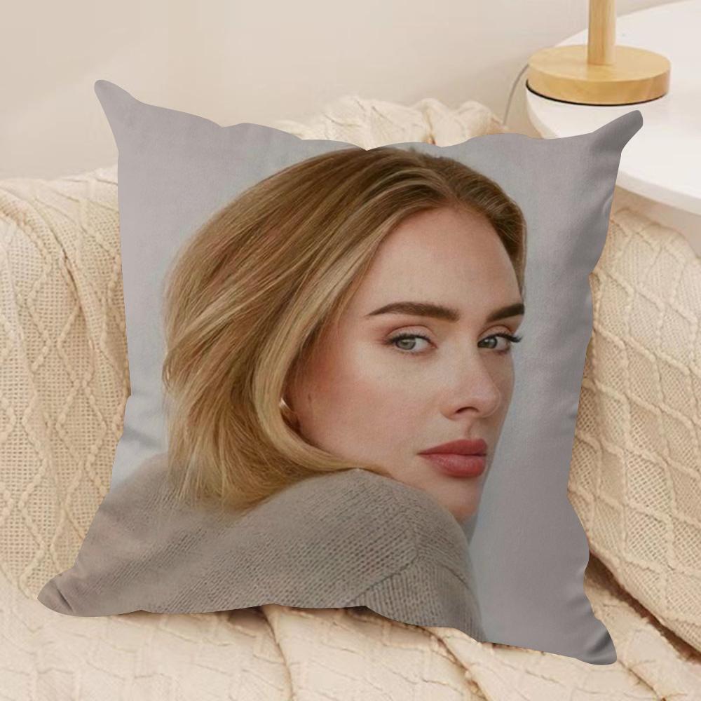 Hot Singer A-Adele 30 Cushion Cover Soft Plush Double-Sided Printed Sofa Pillow Cushion Cover | Cozy All-Season Decor Gift